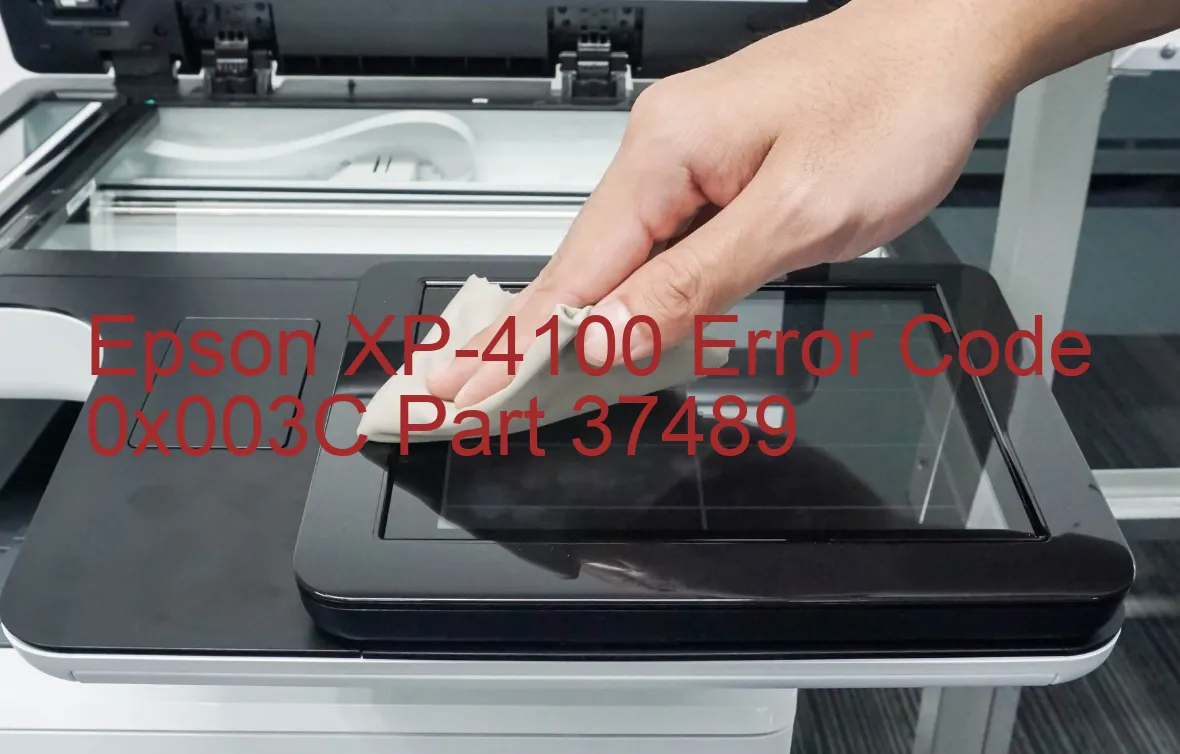 Epson XP-4100 Fehlercode 0x003C