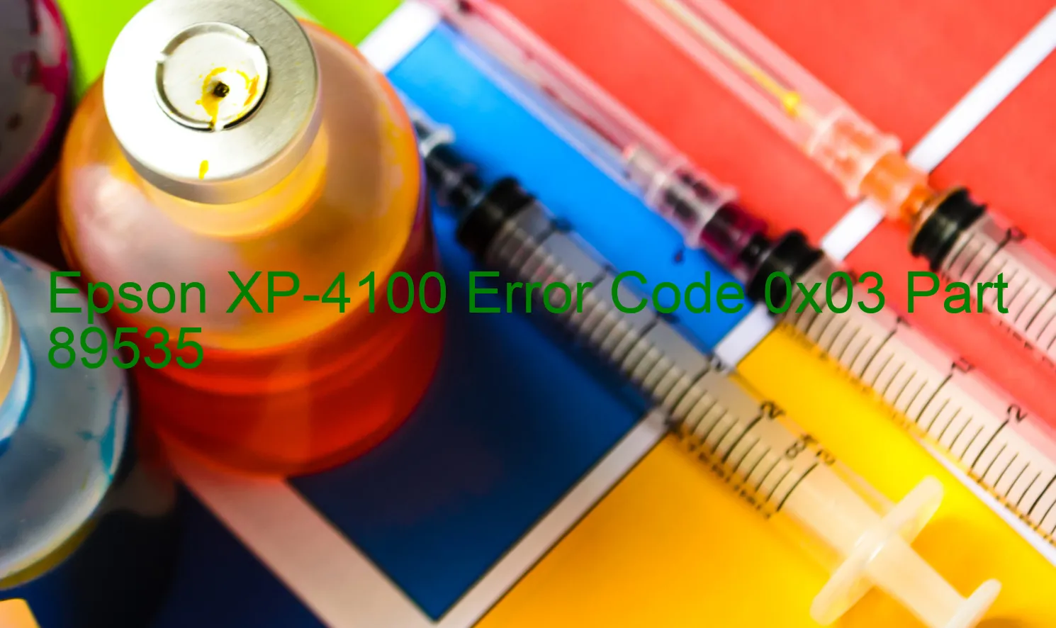 Epson XP-4100 Fehlercode 0x03