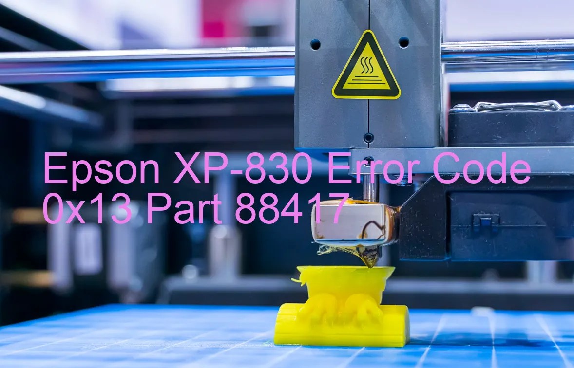 Epson XP-830 Fehlercode 0x13