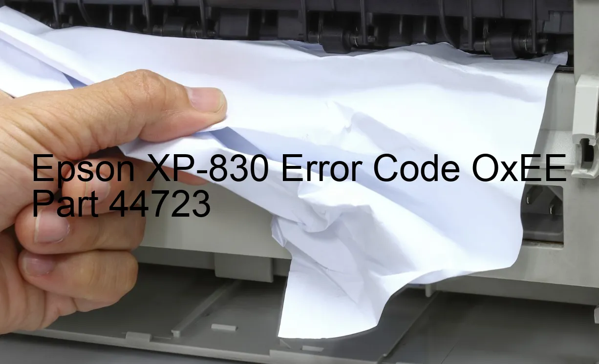 Epson XP-830 Fehlercode OxEE